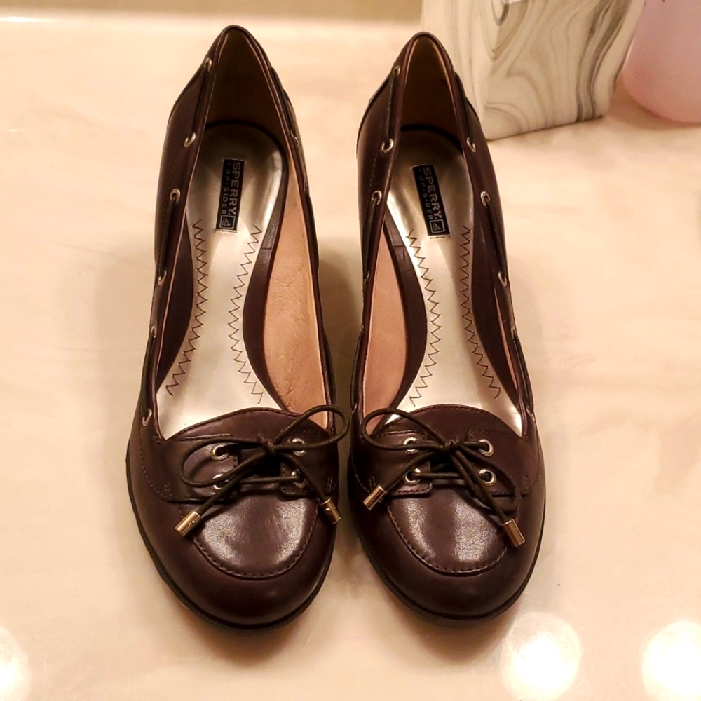 Sperry Top Sider wedge EUC Size 10